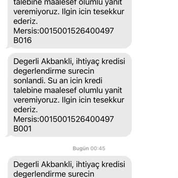 Kredi Başvurusunda Sürekli Olumsuz Yanıt