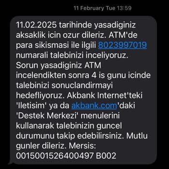 ATM'de Sıkışan Para Ve Eksik İade Sorunu
