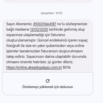 Sayaç Okuma Sorunu: Fatura Çıkmıyor