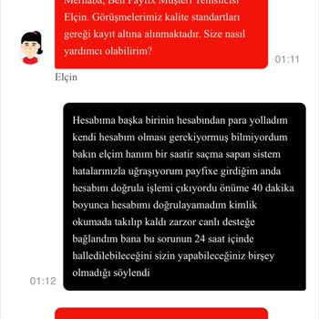 Payfix Hesabımda Para Transfer Sorunu