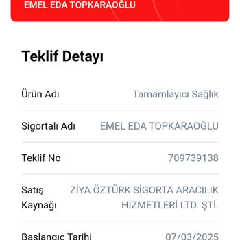 Poliçe Teklifinde Ani Fiyat Artışı Ve İletişim Sorunu
