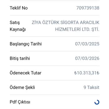Poliçe Teklifinde Ani Fiyat Artışı Ve İletişim Sorunu