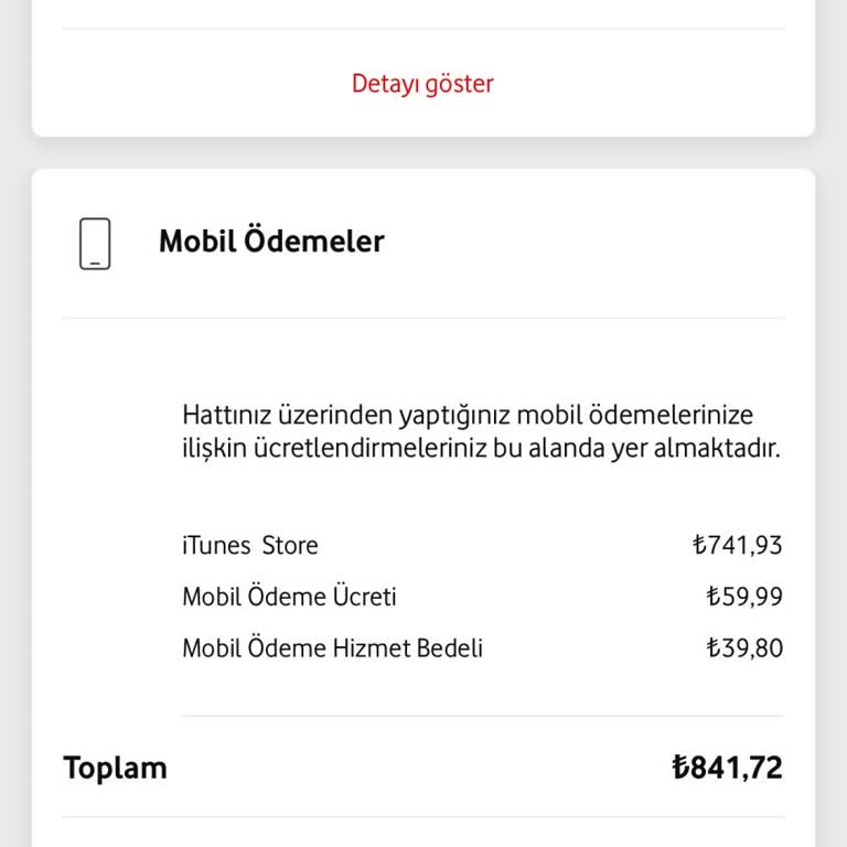 İzinsiz İtunes Ücreti: Vodafone Faturama Yansıtıldı