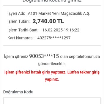 Yanlış Çekim: 2.740 TL Yerine 27.400 TL