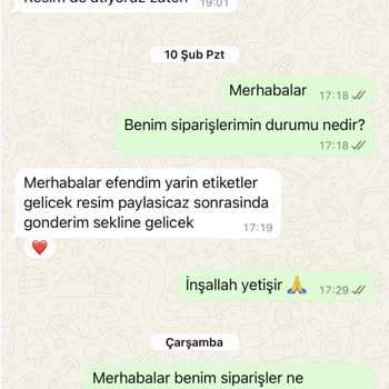 Sipariş Sonrası Hayal Kırıklığı