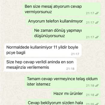 Sipariş Sonrası Hayal Kırıklığı