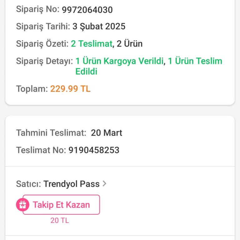 Trendyol'dan Sipariş Edilen Telefon Kapağı Hala Ulaşmadı