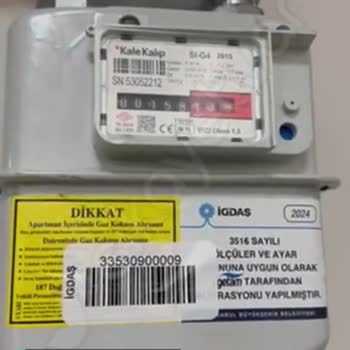 İGDAŞ Doğalgaz Sayacının Sesli Çalışması!