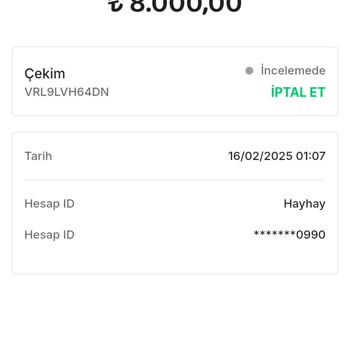 Para Çekme Taleplerinde Sürekli İptal Sorunu