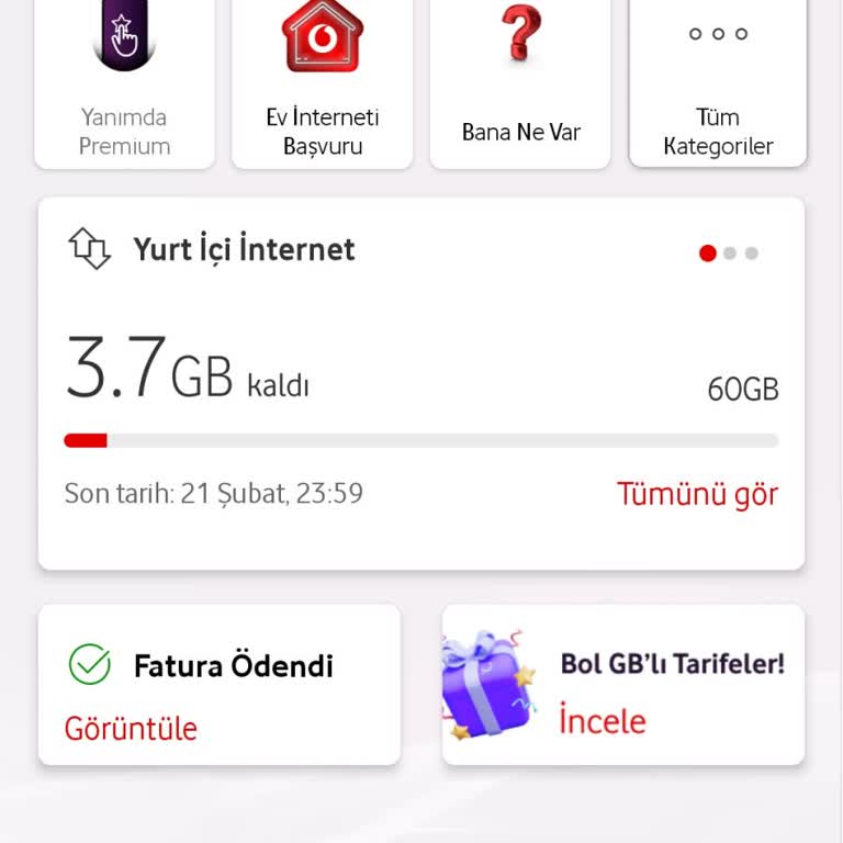 Hızla Tükenen İnternet Paketi Sorunu