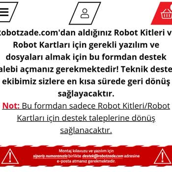 Robotzade'den Alınan Ürünle İlgili Bilgi Eksikliği