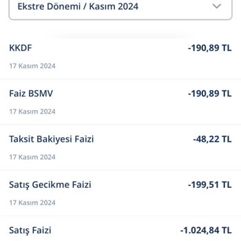 Denizbank Kredi Kartı Ekstresinde Gizli Faiz Kesintileri