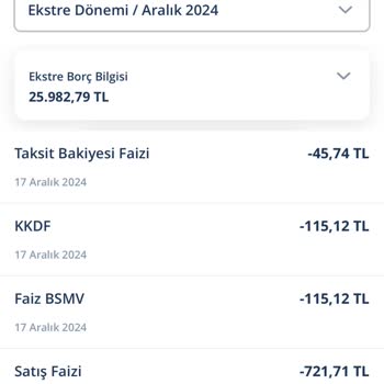 Denizbank Kredi Kartı Ekstresinde Gizli Faiz Kesintileri