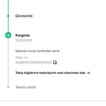 Bershka'dan Siparişimin Teslimatında Belirsizlik