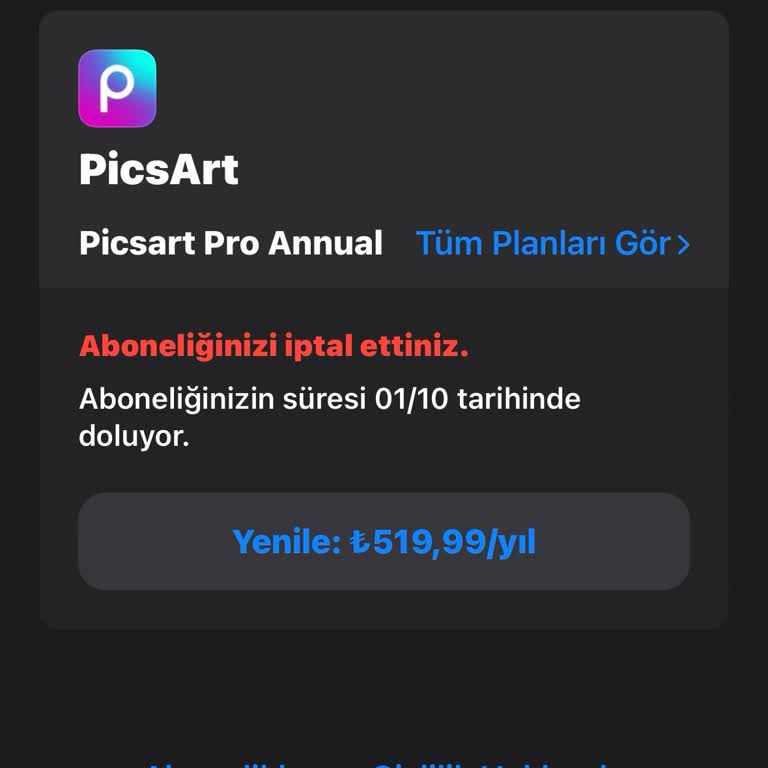 PicsArt Charged Me ₺519.99 Without Consent – Forced Subscription