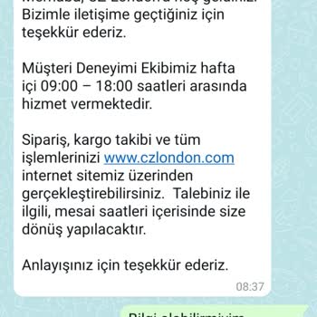 Defolu Ürün Ve İlgisiz Müşteri Hizmetleri: CZ London Ayakkabı Deneyimi