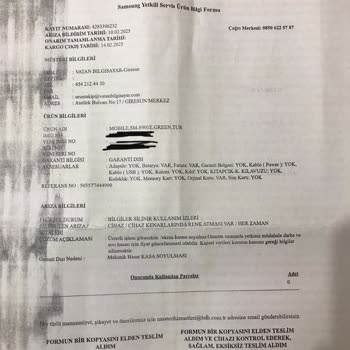 Samsung S22 Boya Atması Ve Teknik Servis Sorunu