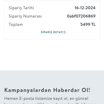 Teslim Edilmeyen Sipariş Ve İptal Engeli