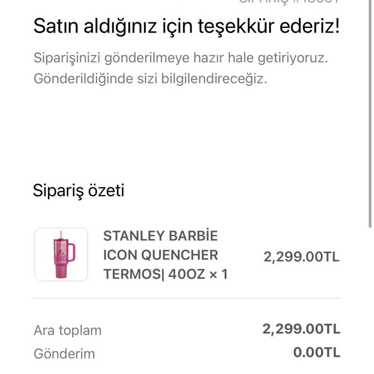 Sipariş İptali Ve İletişim Sorunları