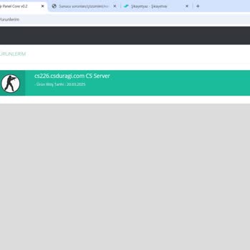 Müşteri Hizmetlerine Ulaşılamayan Sunucu Sorunu