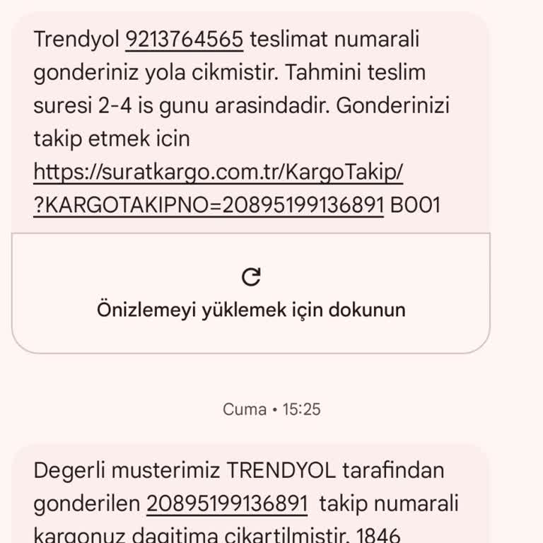 Sürat Kargo'nun Teslimat Sorunları