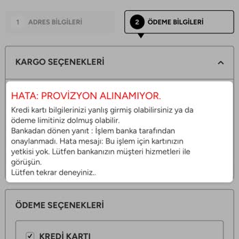 İninal Kart İle Alışveriş Sorunu
