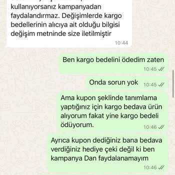 Kargo Ücreti Ve Kampanya Mağduriyeti