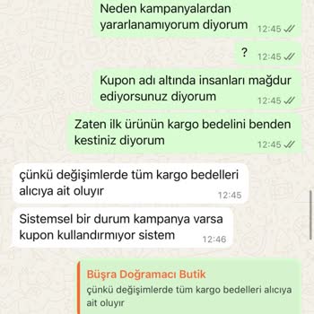 Kargo Ücreti Ve Kampanya Mağduriyeti