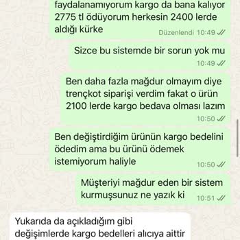 Kargo Ücreti Ve Kampanya Mağduriyeti