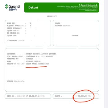 Değer Kaybı Tazminatında Yetersiz Ödeme