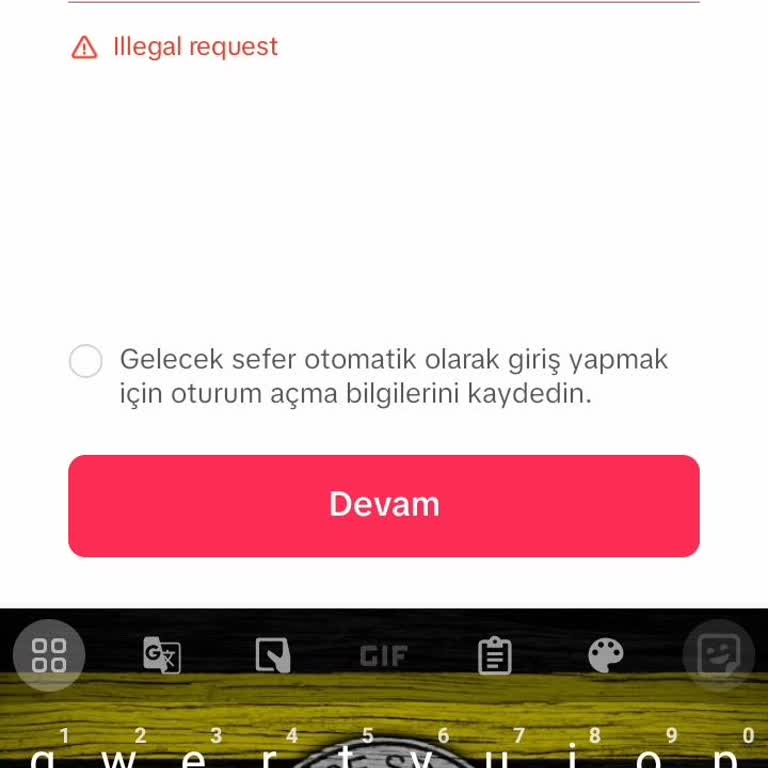Hesap Engeli Ve İllegal İstek Sorunu