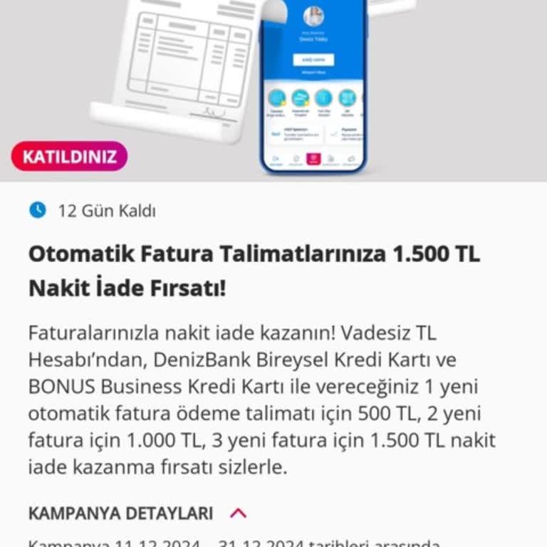 Denizbank Kampanya İadesi Sorunu Ve Müşteri Mağduriyeti