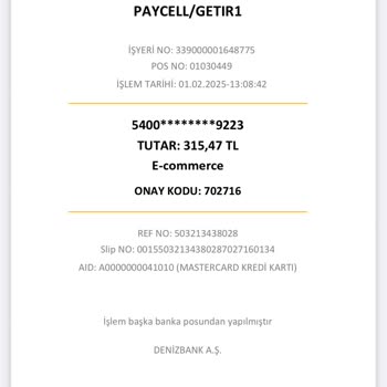 Teslim Edilmeyen Kartla Yapılan Harcama İptal Edilmiyor