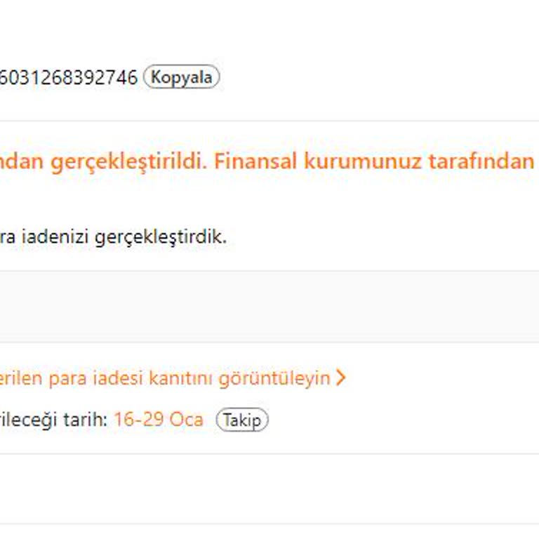 Temu'dan İade Edilmeyen Para Ve Yanıltıcı Belgeler