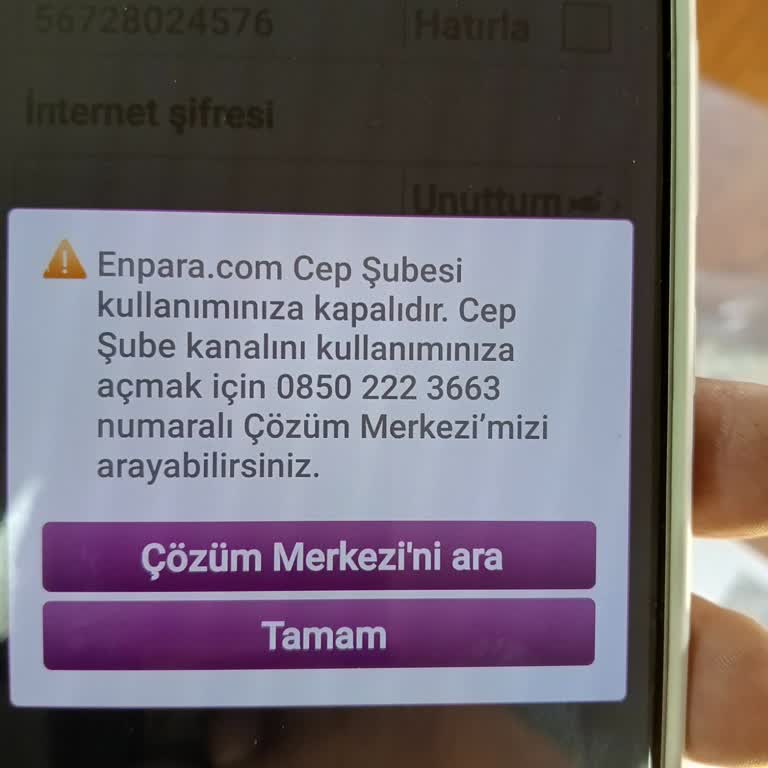 Enpara Mobil Şube Sorunu: Çözüm Bekleyen Müşteri