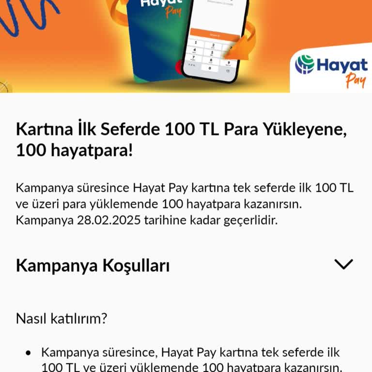 Hayat Pay Uygulamasında Yükleme Sorunu