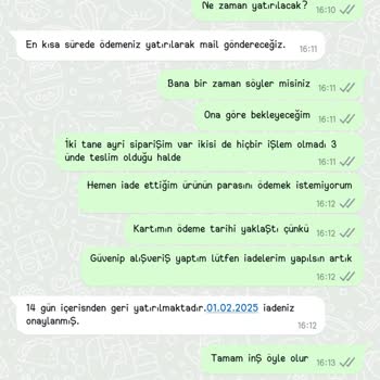 İade Sürecindeki Uzun Bekleyiş