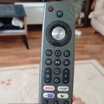Arçelik TV Kumandada Sesli Komut Yok!