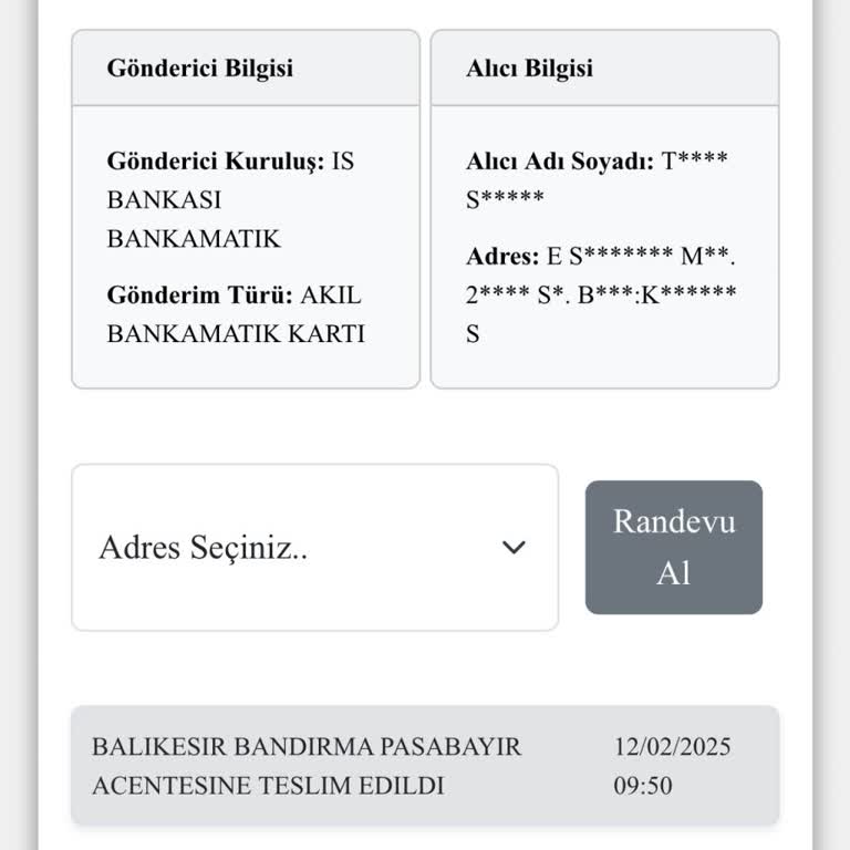 Kuryenet İle Sürekli Geciken Kart Teslimatları Ve Çözüm Beklentisi