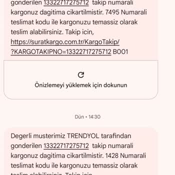 Sürat Kargo'nun Dağıtım Sorunu Ve Yanıltıcı Bilgilendirme
