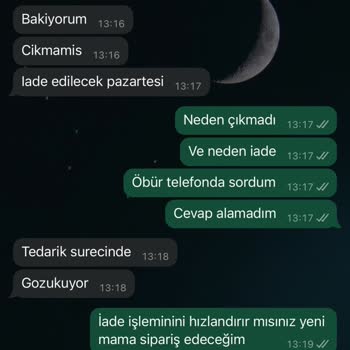 Kedi Maması Siparişinde İletişim Ve İade Sorunu
