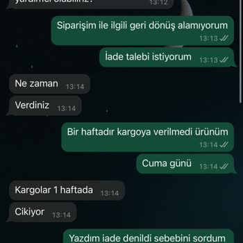 Kedi Maması Siparişinde İletişim Ve İade Sorunu