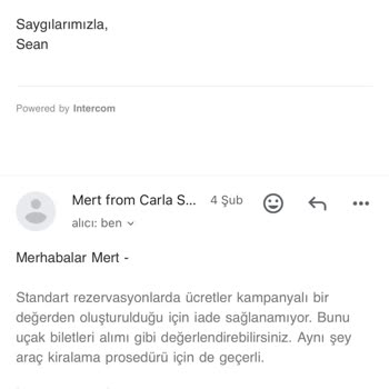 İptal Edilen Araç Rezervasyonu İçin Haksız Ücret Kesintisi