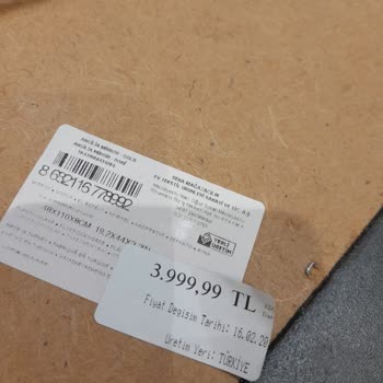 Yanıltıcı Fiyat Etiketi Ve Müşteri Hizmetleri Sorunu