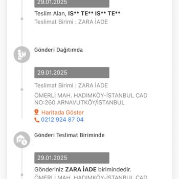 Zara İade Sürecinde Kayıp Ürün Ve İade Sorunu
