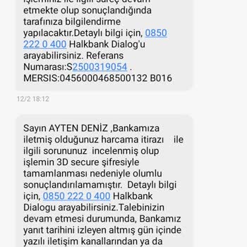 Halkbank'tan Yanıtsız Kalan Hatalı İşlem Şikayeti