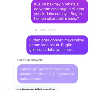 Instagram'dan Aldığım Halı Gönderilmedi Ve Para İadesi Yapılmadı