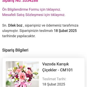 Yanlış Çiçek Gönderimiyle Hayal Kırıklığı