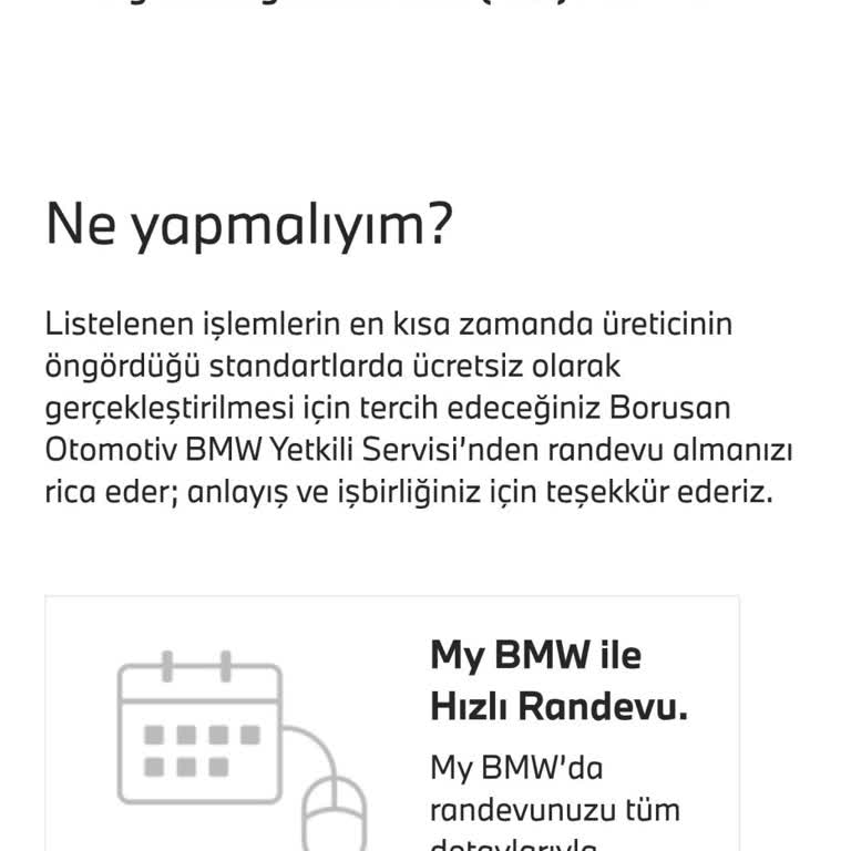 BMW 116d Gündüz Modunda Gösterge Sorunu Ve Servis İlgisizliği