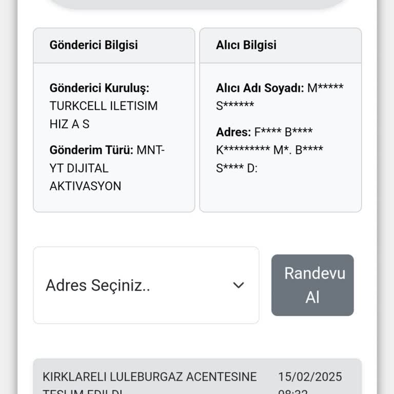 Kuryenet İletişimsizlik Ve Teslimat Sorunu